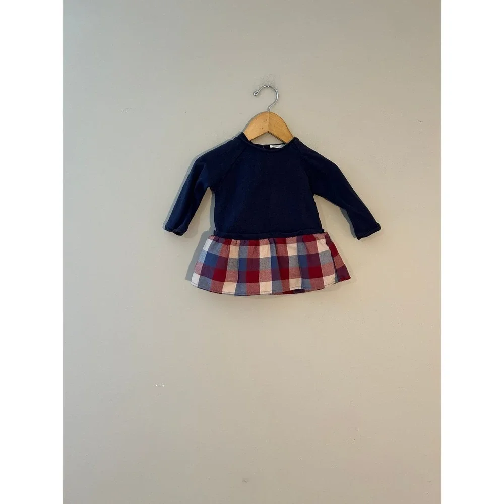 $13 ADD ON Zara top combo plaid tunic 6-9M H&M Jamie Kay cotton on baby‎ gap